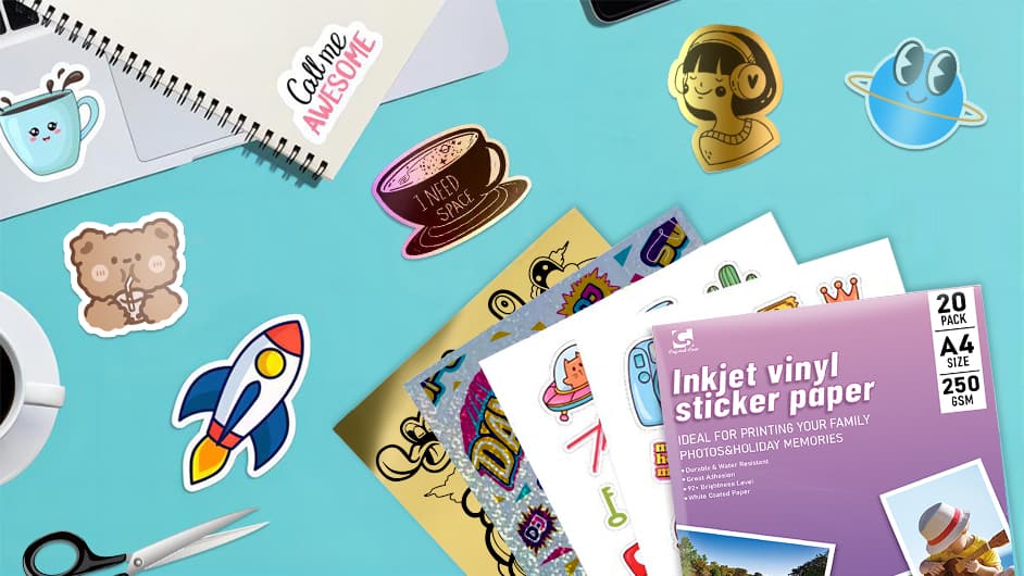 ملصقات نفث الحبر