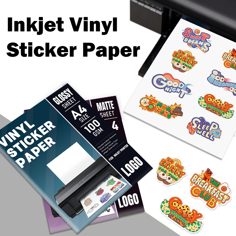 ورق ملصقات الفينيل A4