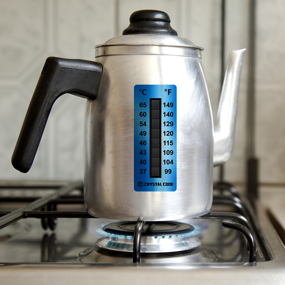 علامة المؤشر على درجة الحرارة غير القابلة للعكس