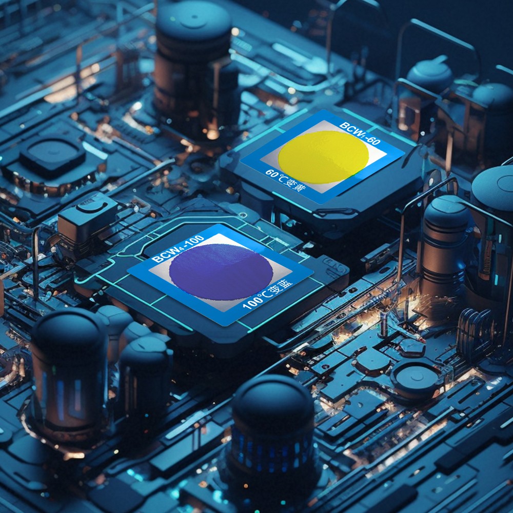 ملصق مؤشر درجة الحرارة غير القابل للعكس