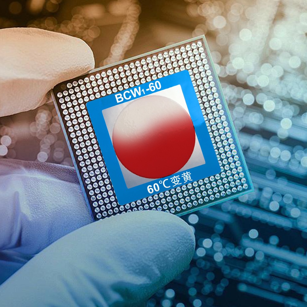 ملصق مؤشر درجة الحرارة غير القابل للعكس