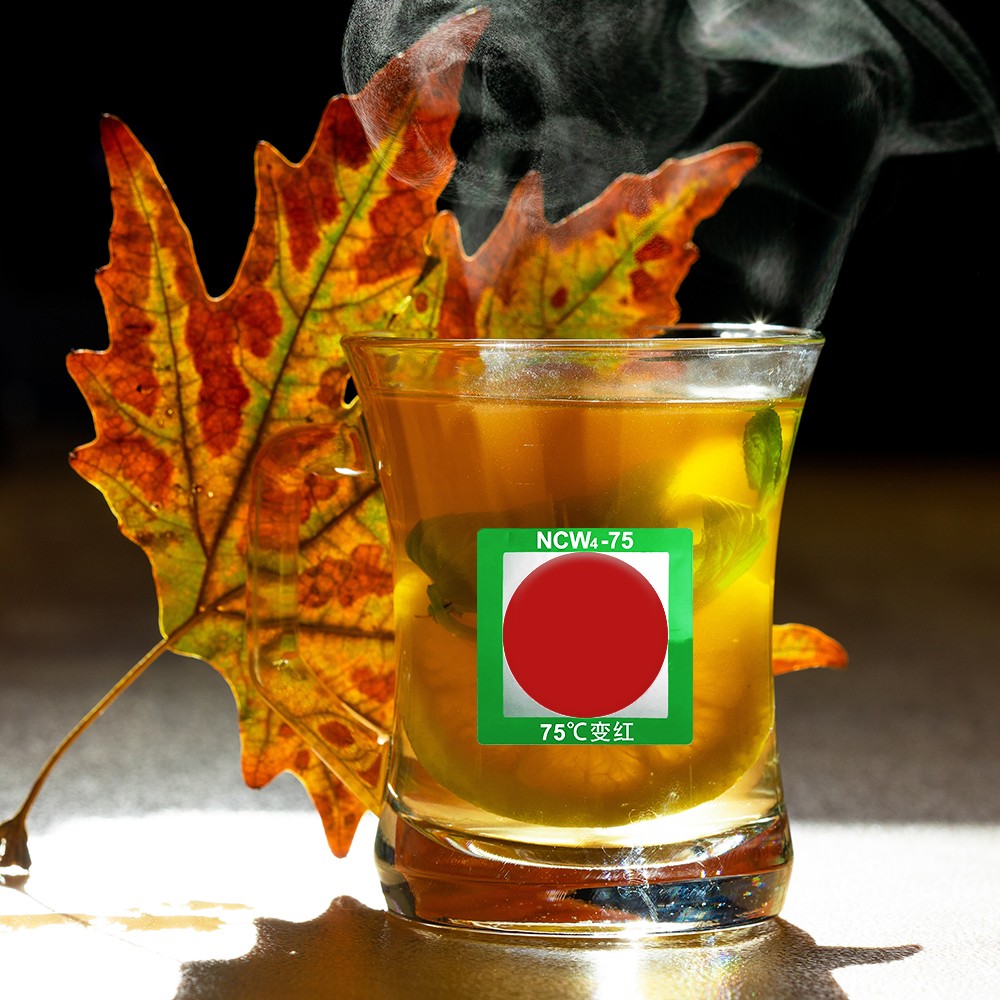 ملصق الإشارة إلى درجة الحرارة العكسية