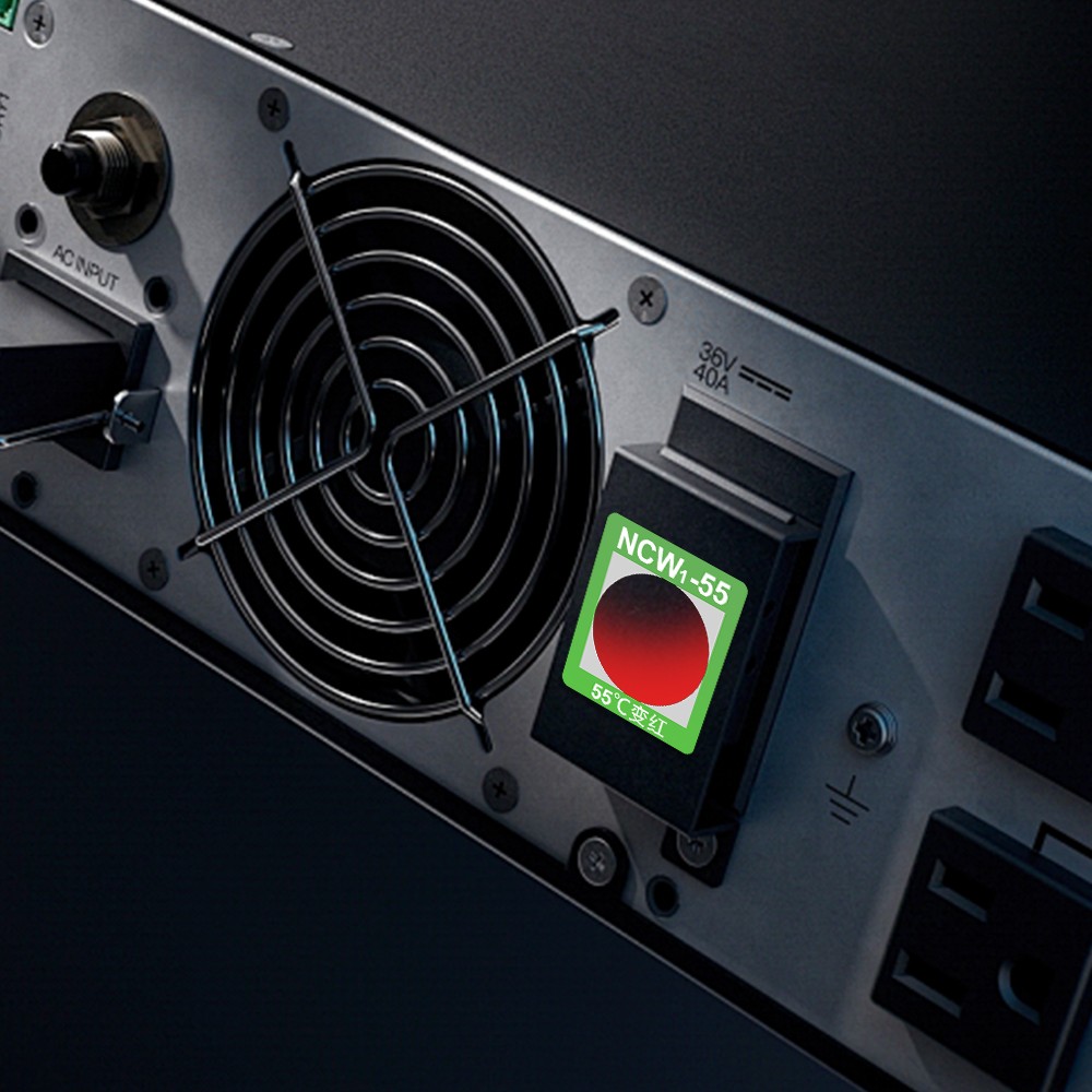 ملصق مؤشر درجة الحرارة العكسي