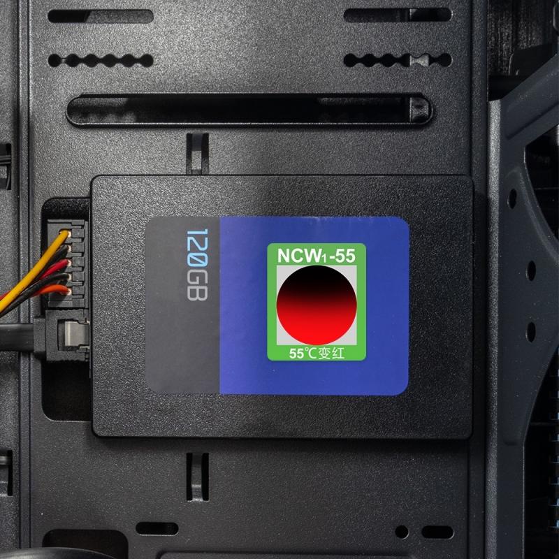 ملصق مؤشر درجة الحرارة العكسي