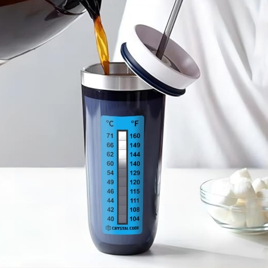 ملصق مقياس الحرارة