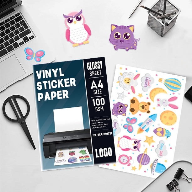ورقة ملصقات الفينيل