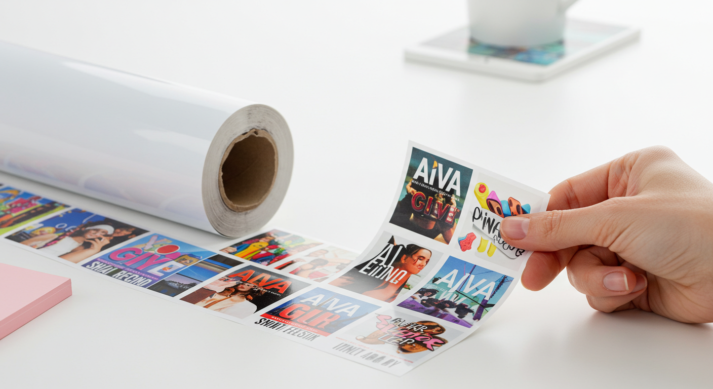 ورق ملصقات فينيل قابل للطباعة من AIVA
