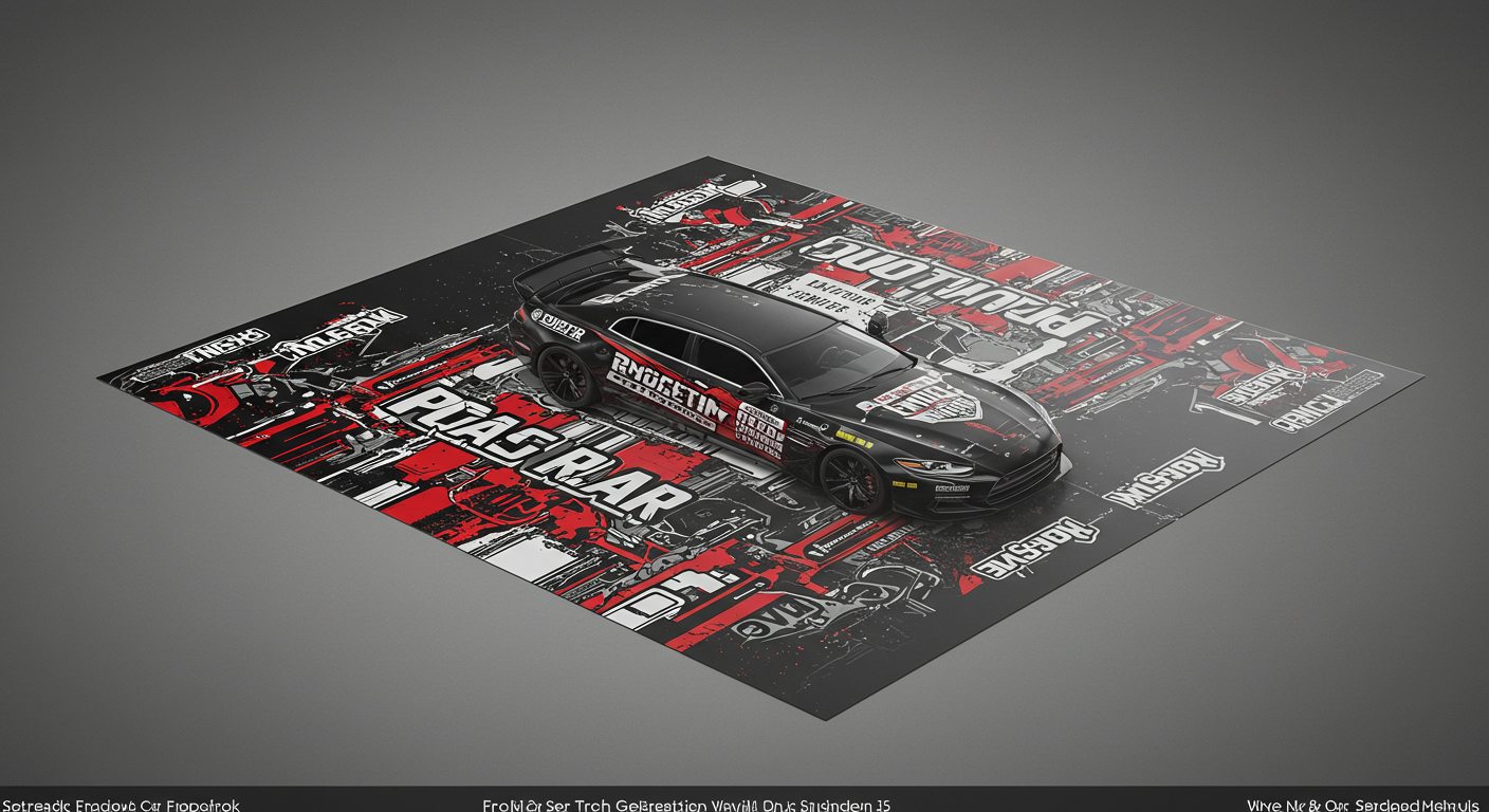 فينيل قابل للطباعة لملصقات السيارات