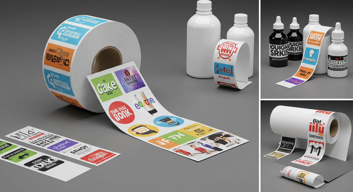 ورق ملصقات الفينيل للملصقات