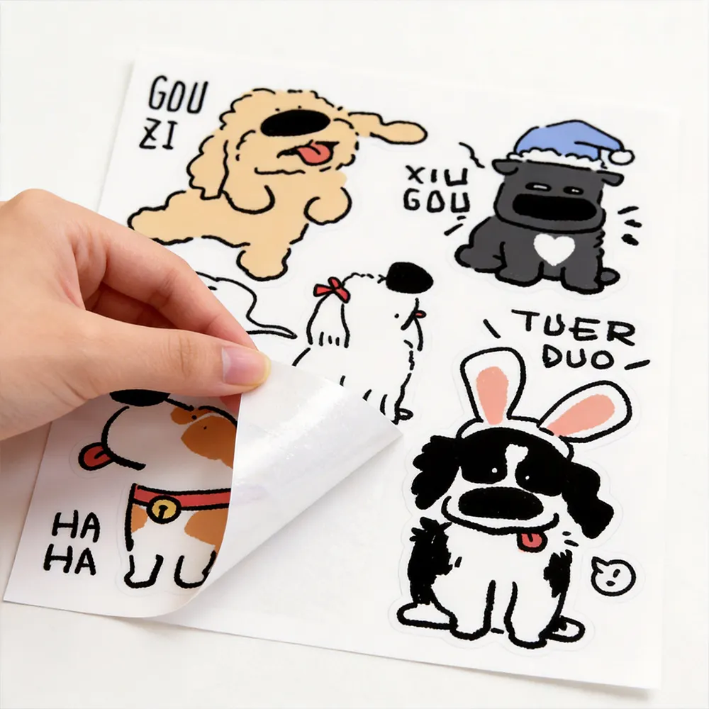 ورق ملصقات كبير