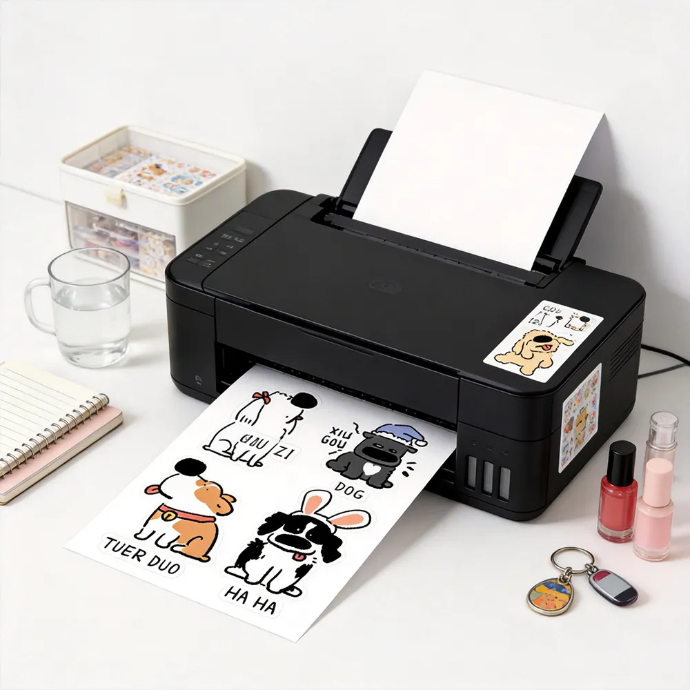 أوراق ملصقات فينيل مخصصة