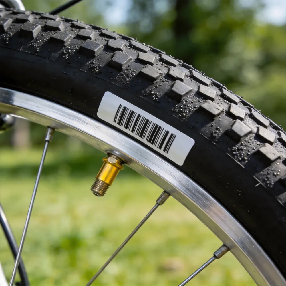 Industrial Barcode Tire Tag