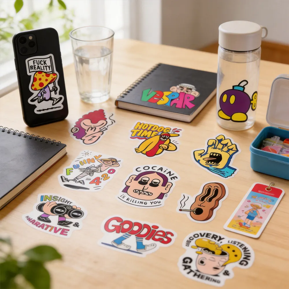 أوراق ملصقات الفينيل اللامعة