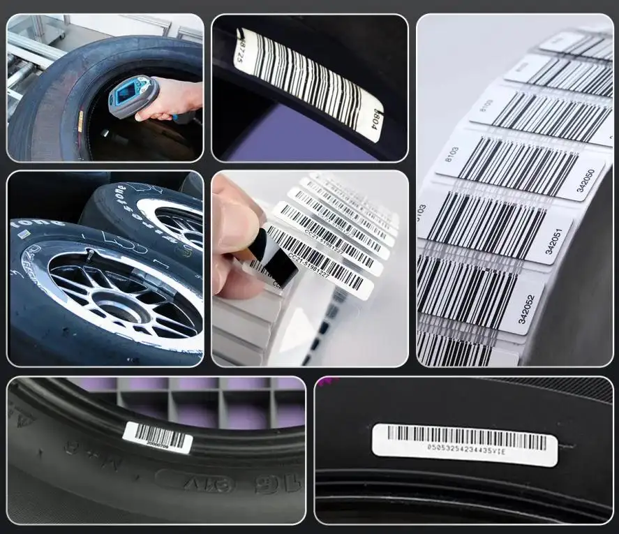 ملصقات الباركود بدرجات الحرارة العالية