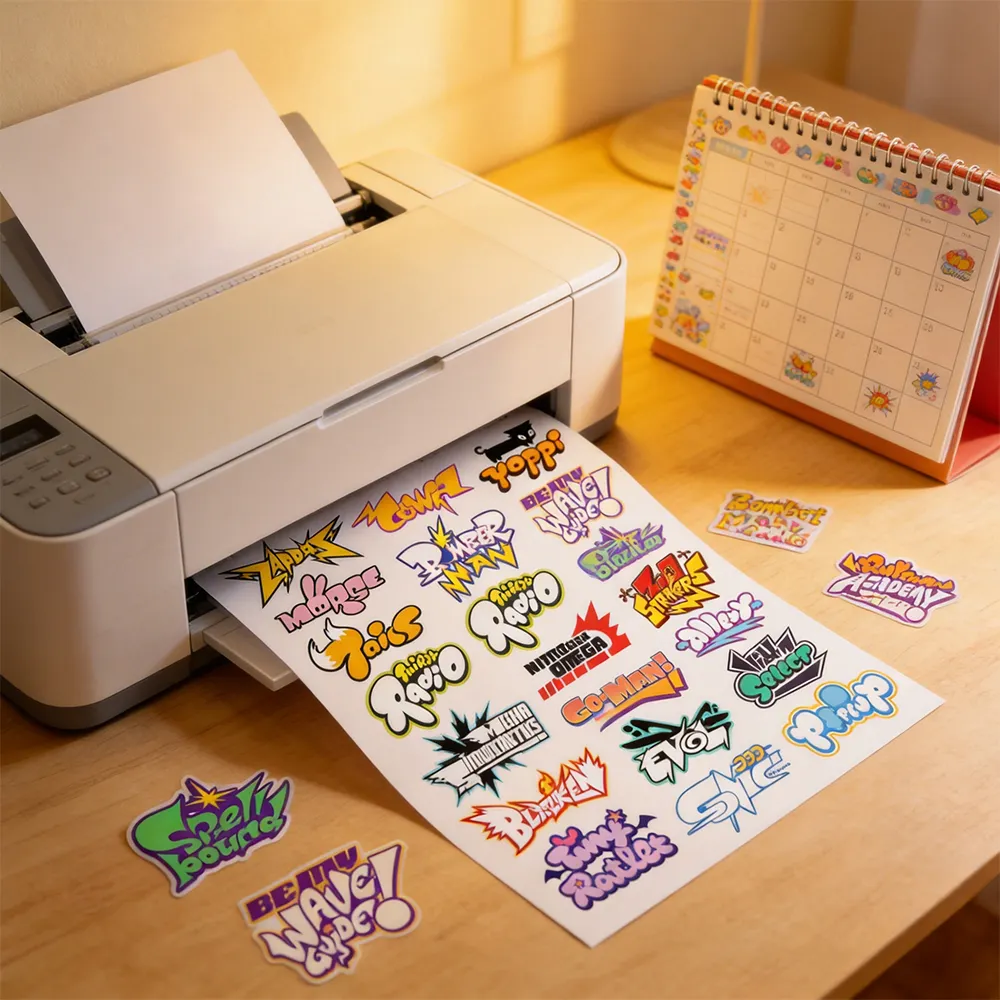 ورق ملصقات DIY