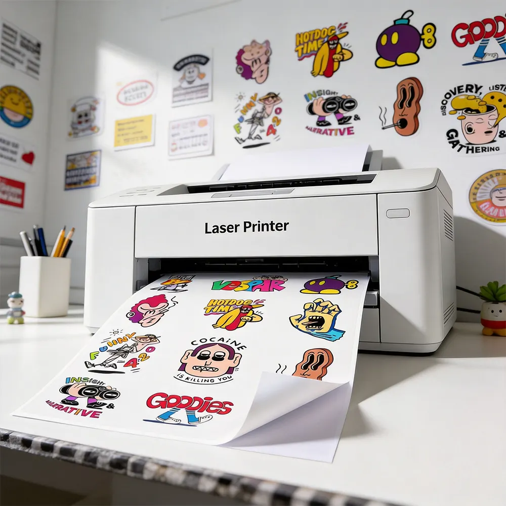 أوراق الملصقات المخصصة