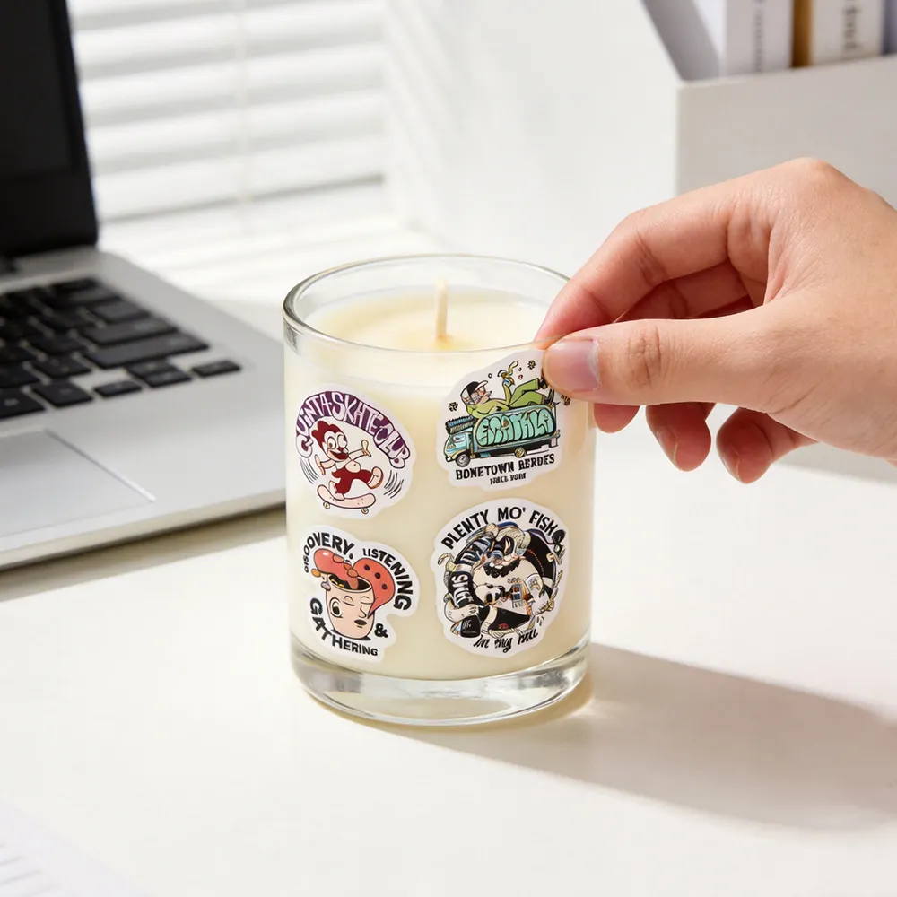 أوراق ملصقات الشموع النافثة للحبر