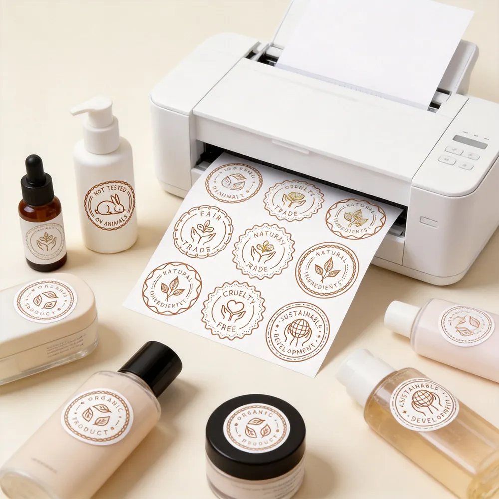 أوراق ملصقات مستحضرات التجميل من الفينيل