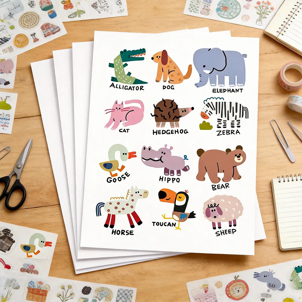 ورق ملصقات DIY