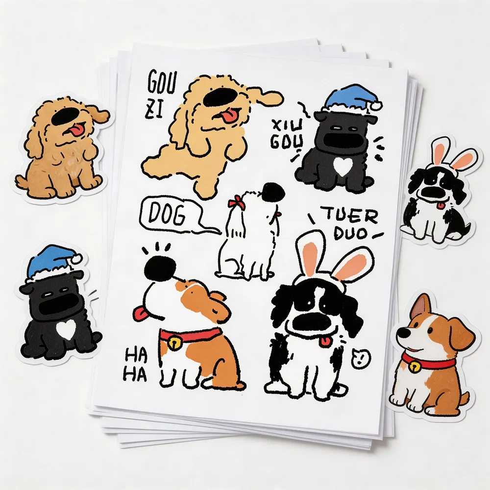 ورق ملصقات فينيل مخصص