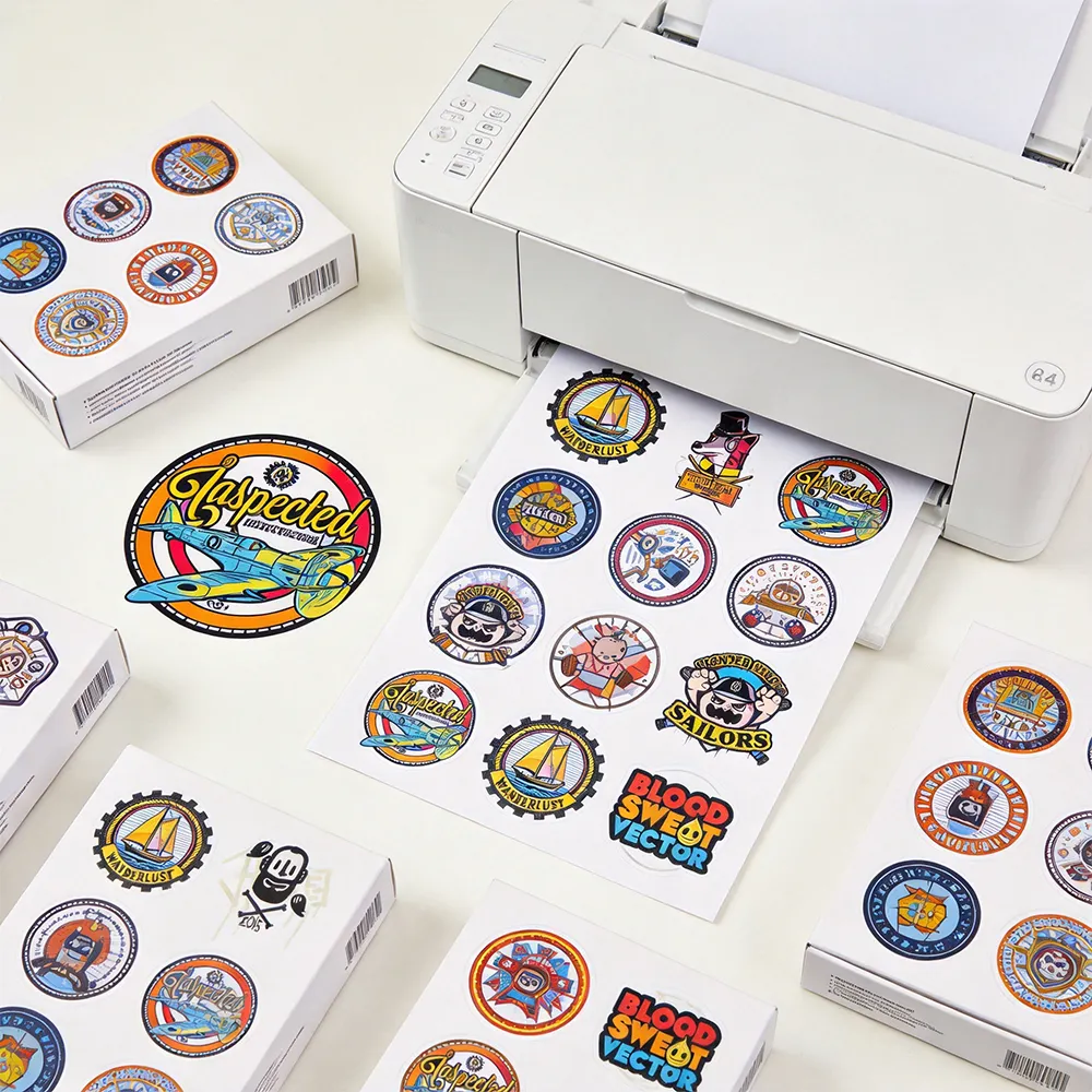 ملصقات التغليف القابلة للطباعة