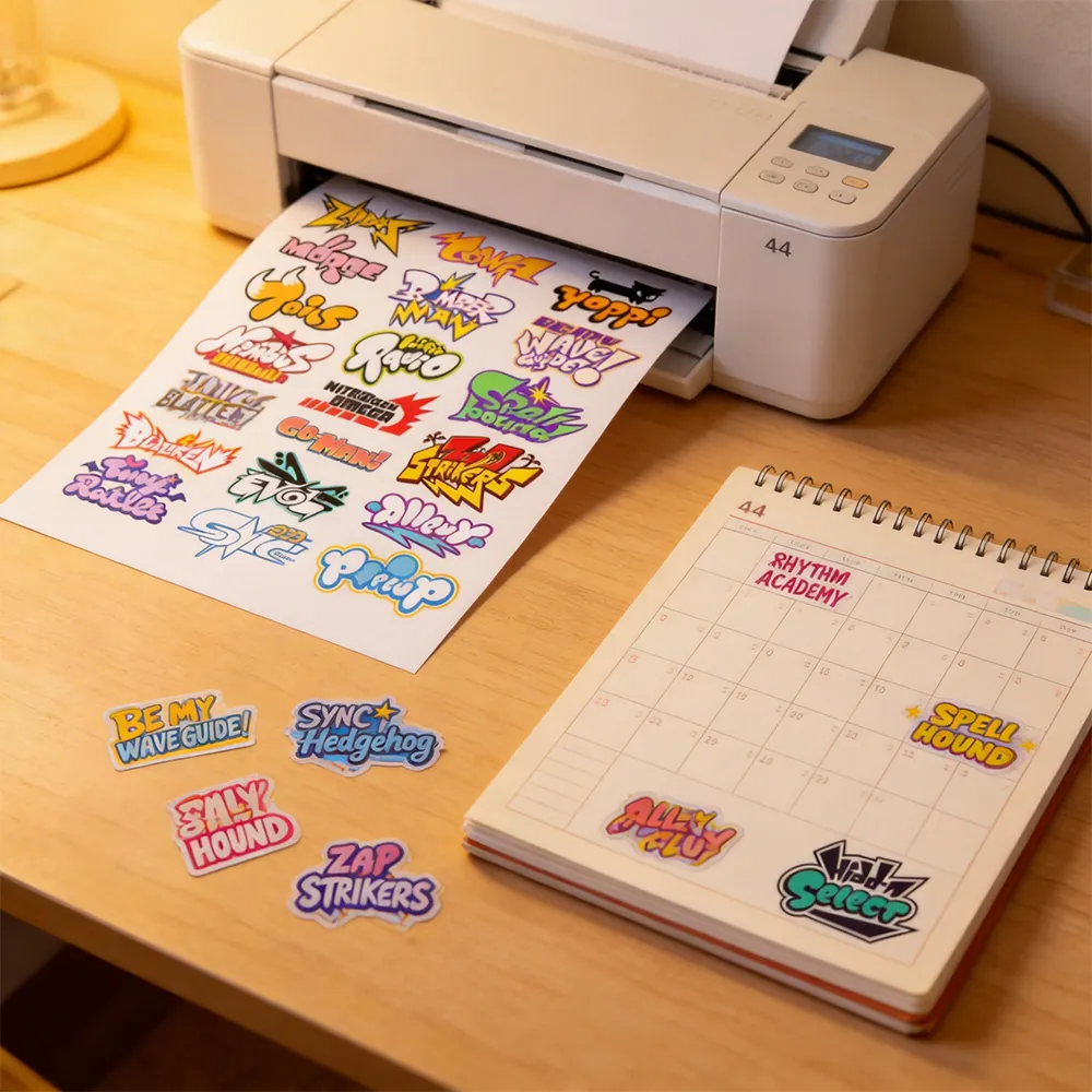 ملصقات المخططات القابلة للطباعة