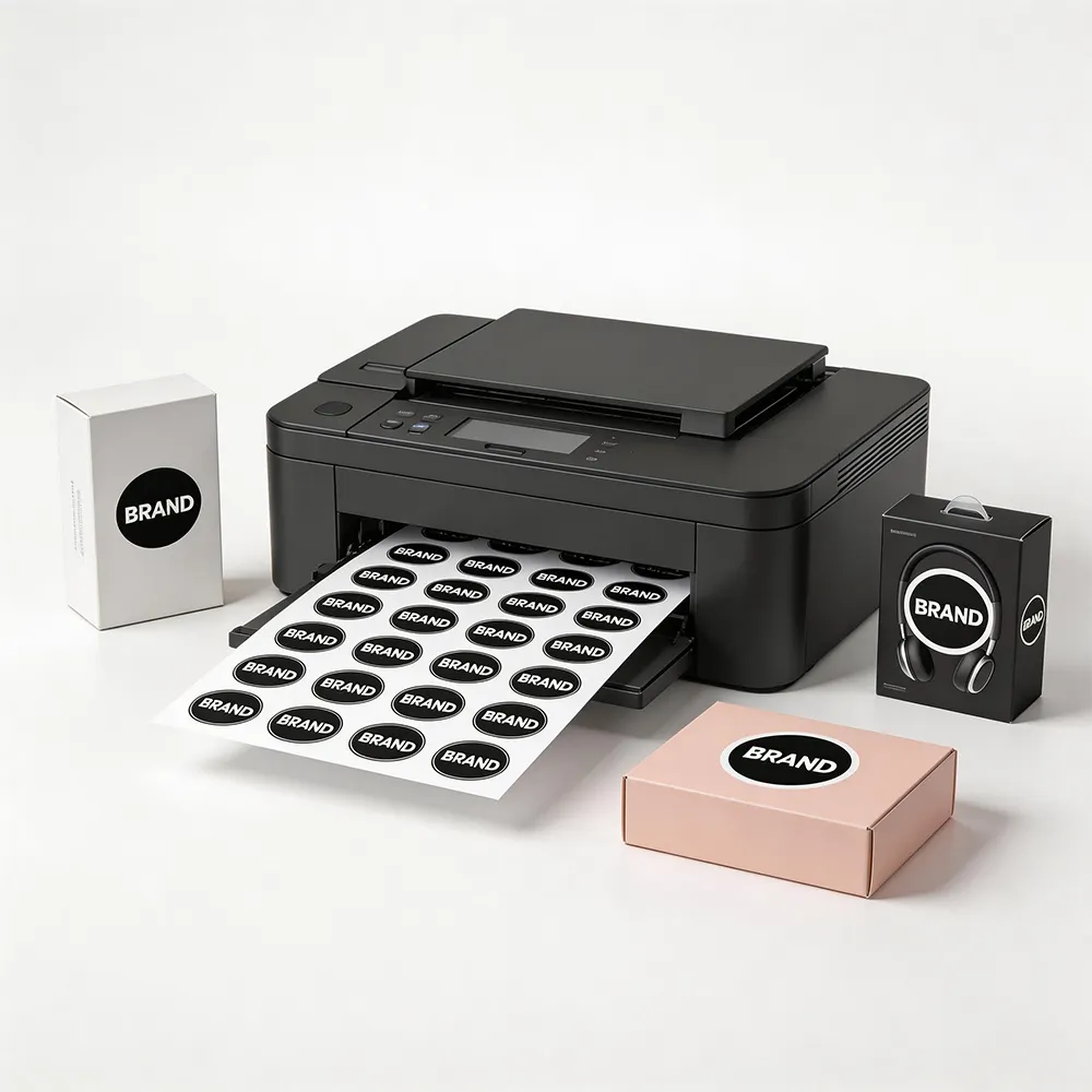 أوراق ملصقات علامة النفاثة للحبر