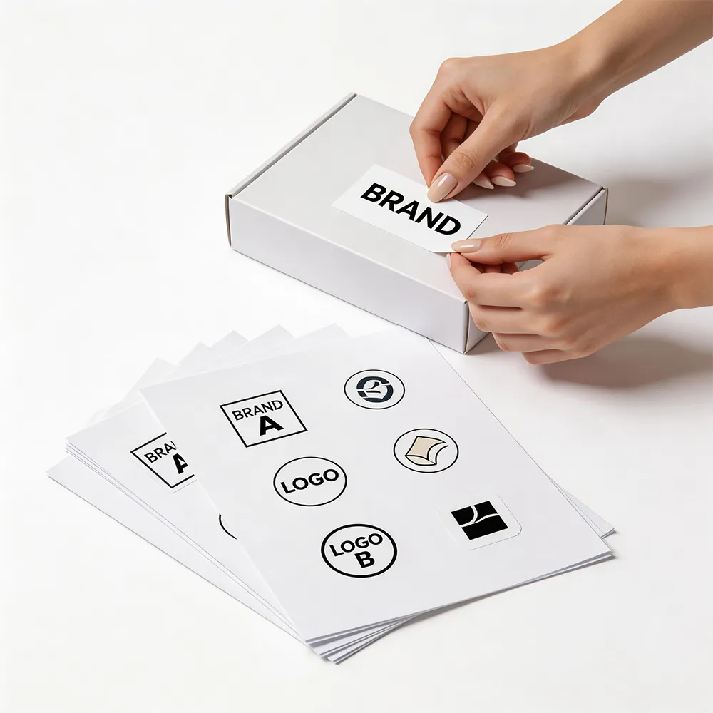 ورق ملصقات العلامة التجارية للمنتجات
