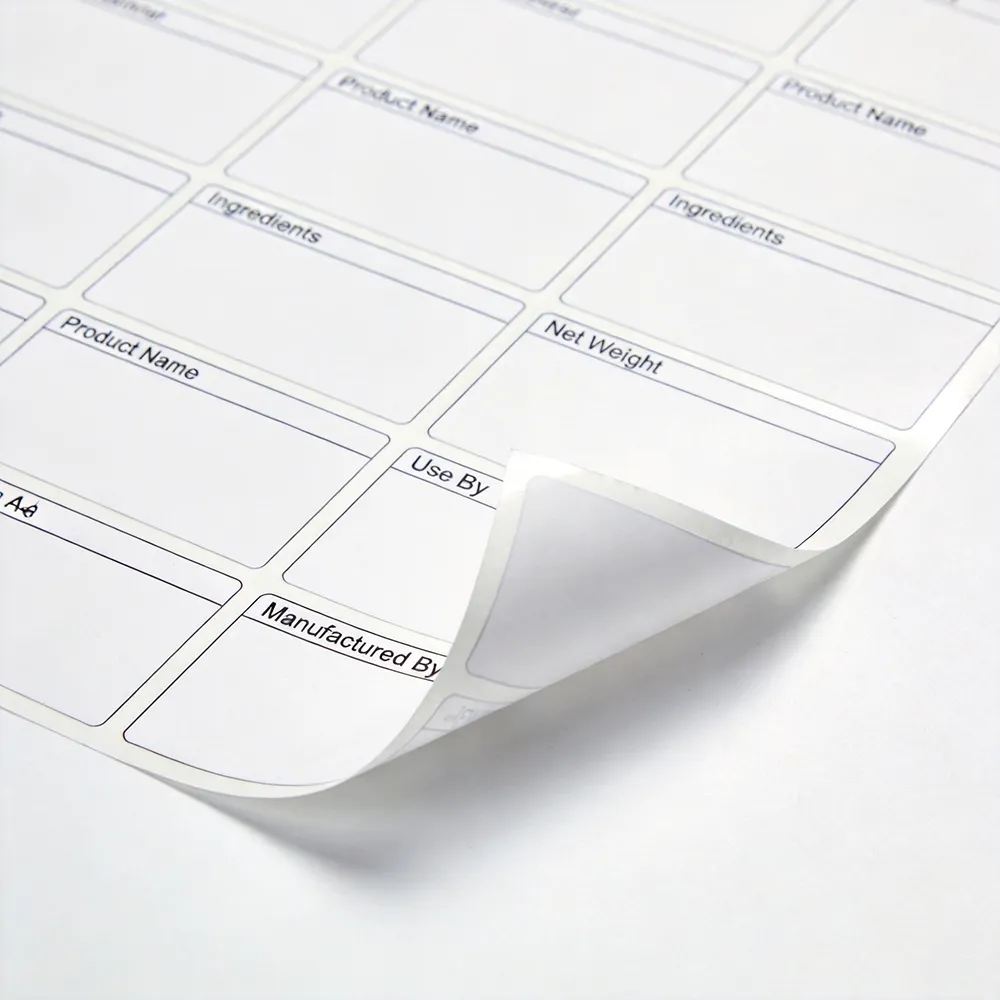 ملصقات المنتجات المخصصة على الفينيل