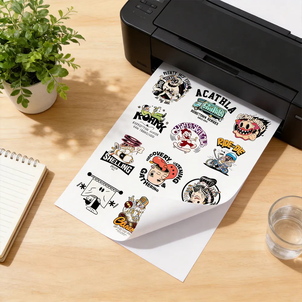 أوراق ملصقات الكؤوس القابلة للطباعة