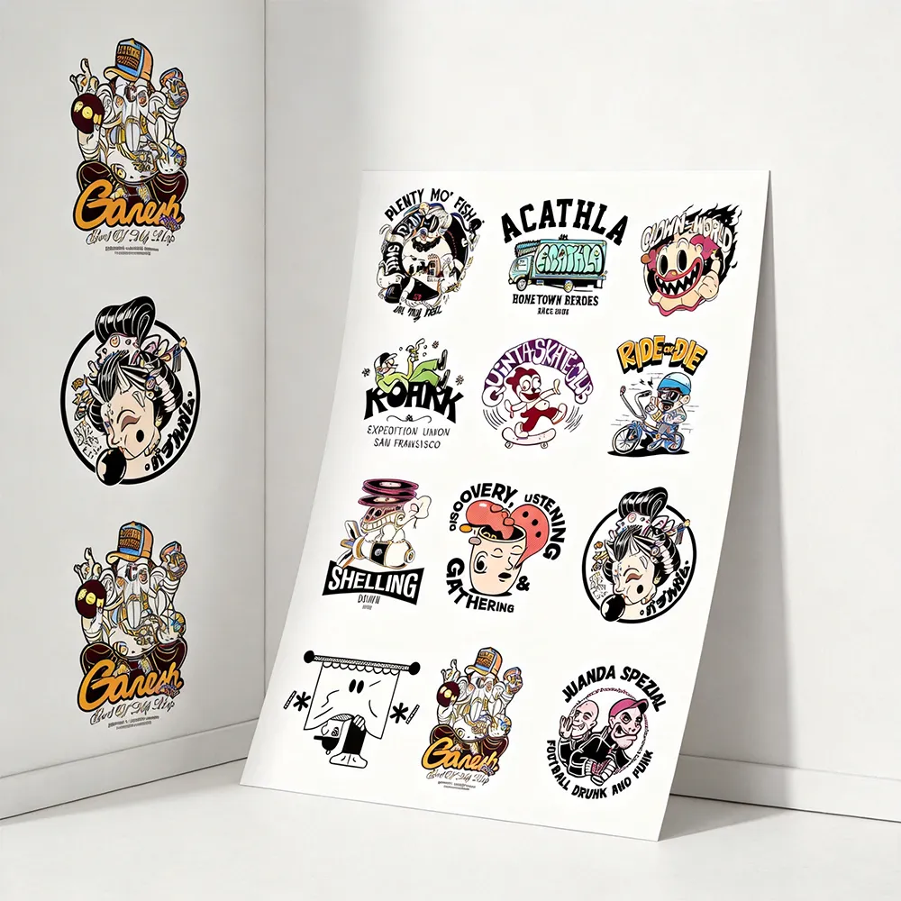 ورق ملصقات حائط نفث الحبر