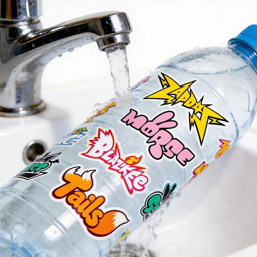 أوراق ملصقات زجاجات قابلة للطباعة