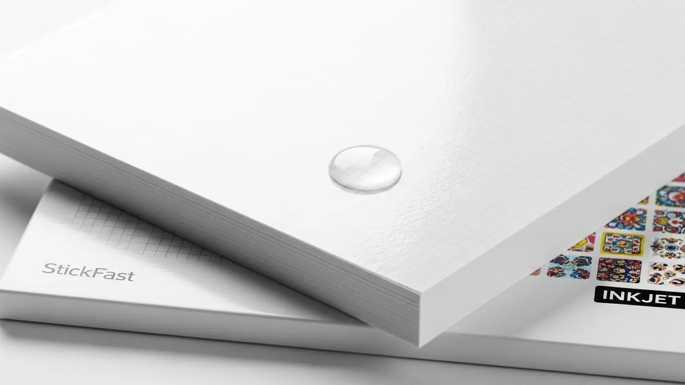 ورق ملصقات الفينيل لطابعات نفث الحبر